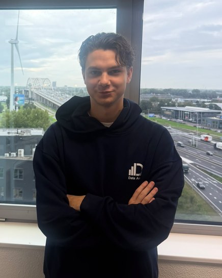 Leon, Junior AI engineer bij Data Analytics B.V.